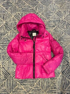 Girls' S13NYC Pink Hooded Down Jacket
